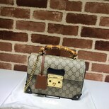 Gucci bamboo handle flap bag