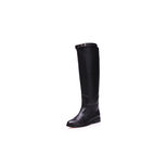 Hermes Black leather Long boots