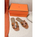 Hermes H flats slippers