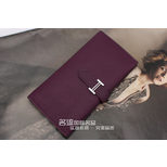 Hermes Bearn Wallet Goatskin Purple