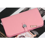 Hermes Dogon Combined Wallet Pink