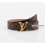 Louis Vuitton LV Initiales Damier Ebene Belt