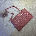 MIU MIU Original oil wax leather quilting clutch shoulder bag