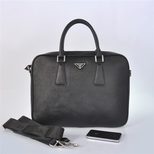 Prada Black Saffiano Leather 37CM Briefcase