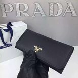 Prada saffiano leather long wallet Low Budget