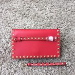 Valentino leather rockstud clutch