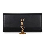 YSL leather clutch wallet