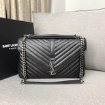 YSL COLLEGE LARGE IN MATELASSÉ LEATHER