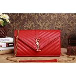 YSL leather cross-body and clutch bag