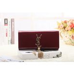 YSL Patent leather clutch wallet