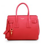 YSL Red leather handle bag