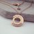 Loop Pendants Rose Gold Necklace