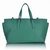 Bottega Veneta Green leather tote