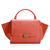 Celine Small Trapeze Bag Orange Leather