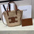 Celine Raffia small tote