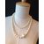 Large pearl long necklace