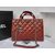 Chanel Original red caviar leather handle bag