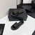 25FW lambskin leather slippers