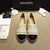 Chanel beige leather espadrilles loafers