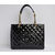 Chanel Quilting double chain tote bag Patent Leather