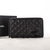 Chanel Quilting lamb skin leather card slots wallet