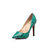 Christian Louboutin Snake pattern leather pointed head pump