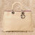 Dior Diorissimo Off-white Nappa Leather Handle Bag