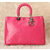 Diorissimo Pink Nappa Leather Handle Bag