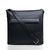 Black Leather Messenger Bag