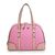 Pink denim tote