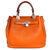 Orange LYCHEE LEATHER Kelly 32cm