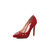 suede leather pointed head pump