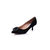 Black Rhinestone point head pump