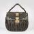 MIU MIU Brown Quilting Lamb Skin Leather Flap Lock Closure Handle Bag