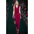 Fuchsia sleeveless jump suit with belt