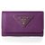 Purple Leather Key Holder