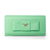 Prada Green Saffiano Leather Bow-tie Wallet