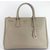 Prada Grey Saffiano Leather Classic Handbag