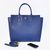 Dark Blue Saffiano Leather Classic 34CM Handbag