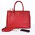 Red Saffiano Leather Classic 33CM Medium Handbag