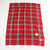 Burberry Cotton Fabric Red Check Pattern Scarf