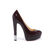 Christian Louboutin Claret Patent Crystal Pump