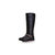 Black Leather Rivet Boots