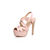 Dior Beige patent leather platform pump sandal