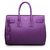 YSL Purple leather handle bag