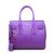 YSL Purple leather handle bag